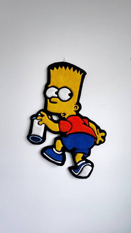 Bart Simpson Inspired Cartoon Rug – Handmade Tufted Nostalgia Character Rug (2ft, 3ft, 4ft)