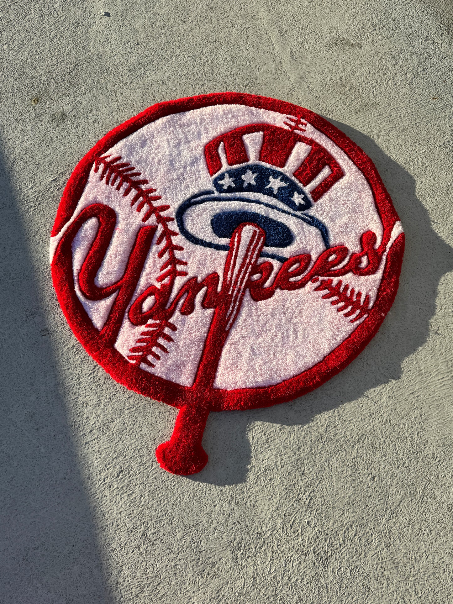 New York Baseball Heritage Rug – Handmade Tufted Sports Rug (3ft, 4ft)