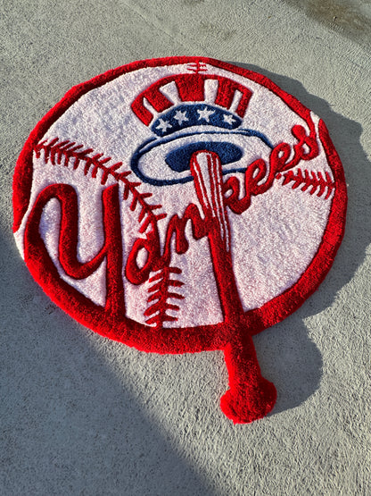 New York Baseball Heritage Rug – Handmade Tufted Sports Rug (3ft, 4ft)