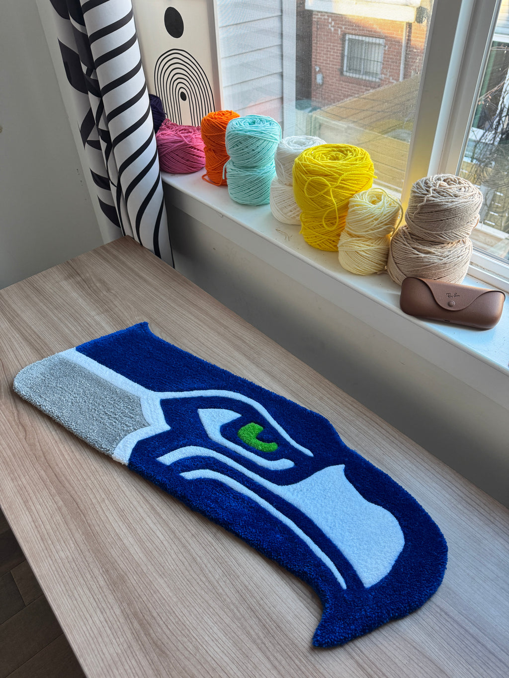 90s Seahawks Rug